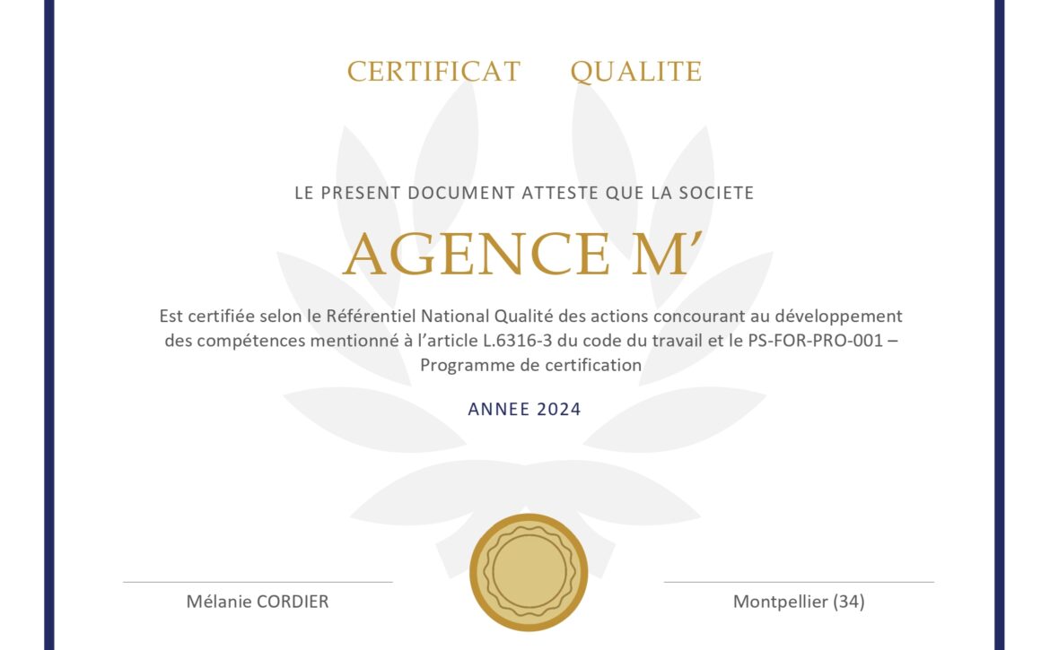 certificat AMC