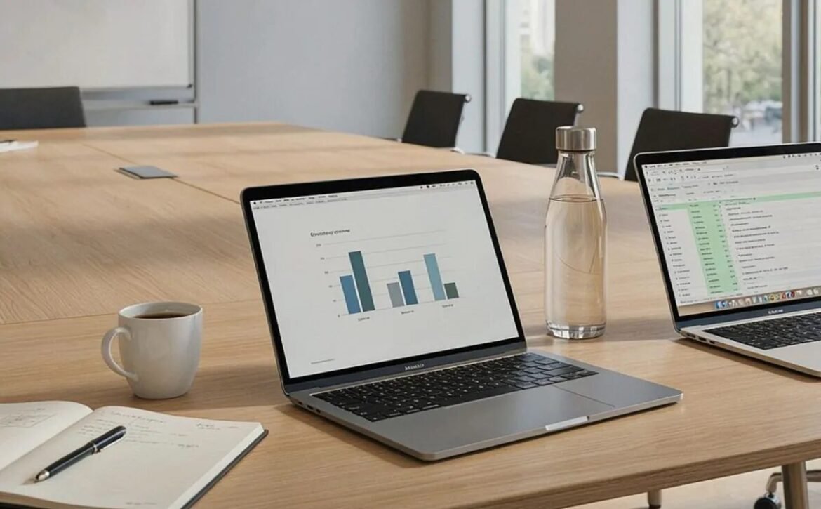 Qualiopi 1er novembre 2026 : salle de formation avec ordinateurs portables et carnet de notes